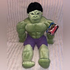 NEW! MARVEL Avengers Hulk Plush 23" X 15" Green Pillow Buddy